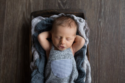 Baby photography in Minnesota. sleeping baby portraits