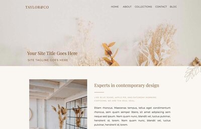 Taylor & Co Showit Template for Boho Stores