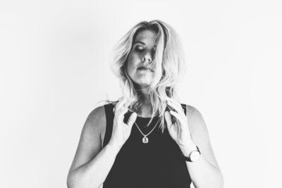 Picture of Bywood Media Haus owner Robyn Ewert Vanpee by greenery 