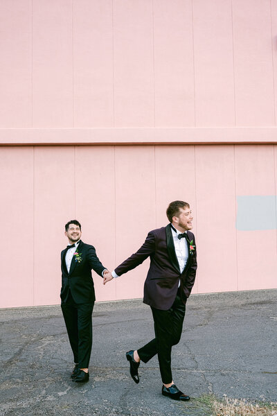 groom and groom wedding photo