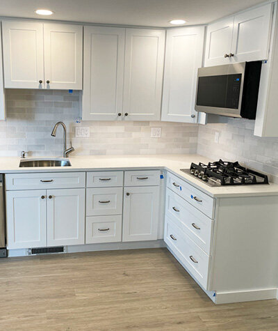 Newly remodelled kitchen by Bellingham residential contractors