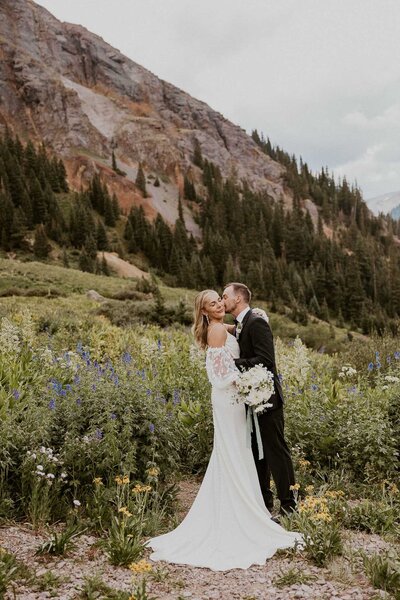 Colorado wildflower elopement