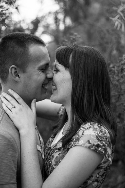Seattle Wedding Planner shares picture of her and her husband laughing together