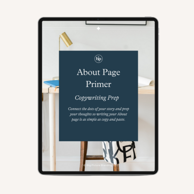 About Page Primer Prep