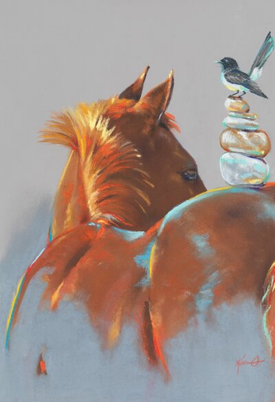 Karen-Osborn-Extraordinary-Female-Equine-Artist-Paard-Verzameld_Faith and Balance