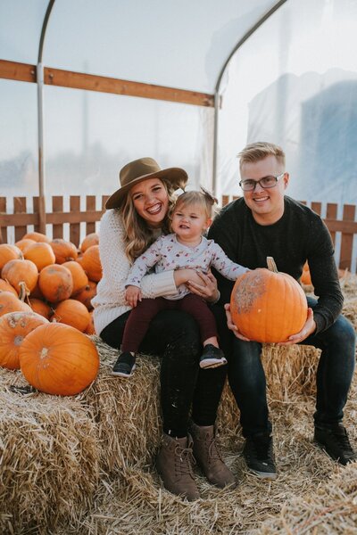 Wedding Photographer Celine with her family in Knoxville