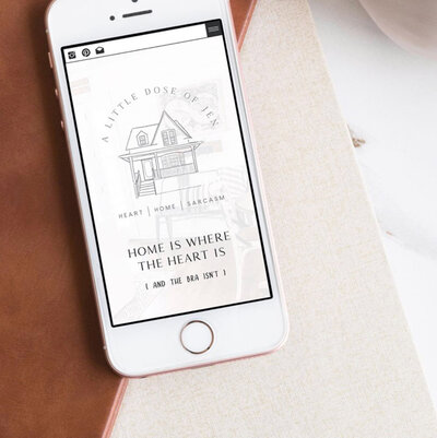 Rachael Earl Website Design for Showit