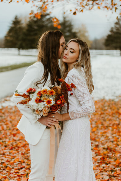flash photo at taconic ridge farm wedding