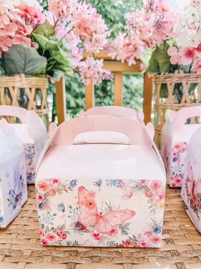 Butterfly Party Favor Box