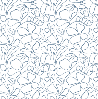 Abstract floral branded pattern