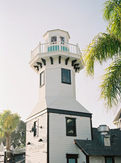 Lighthouse coffee shop California travel print photo