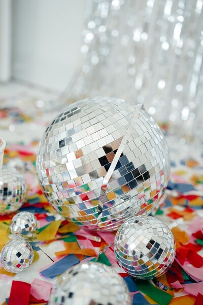 Disco Balls and confetti