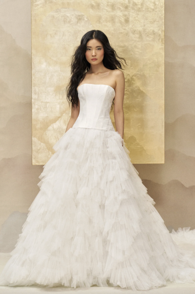 Ines Di Santo Couture wedding dresses in Denver. Exclusive in the Rocky Mountain region. Colorado wedding dress shopping. Couture wedding dresses at Mimi's Couture Bridal at Little White Dress. 