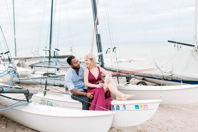 Chicago surprise engagement photography