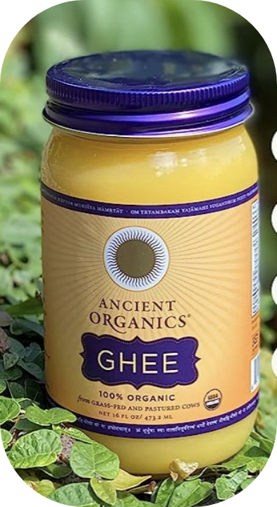 Nourish your well-being with Ancient Organics Ghee, endorsed by Christel Hughes, for culinary and holistic use.