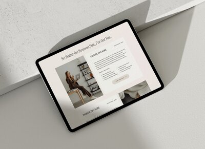 Showit Interior Designer Website Template