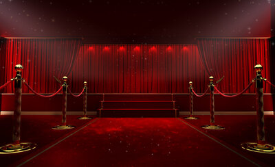 red-curtain-spotlight-festival-night-show-poster
