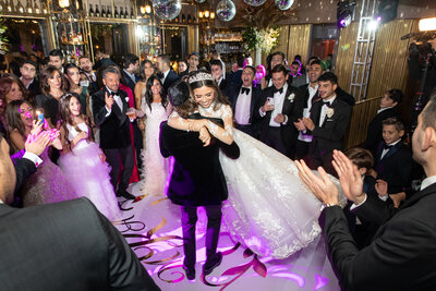 couple dancing at their ceremony