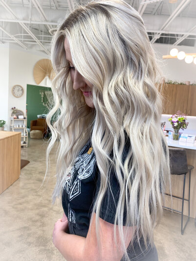 Hair extension samples