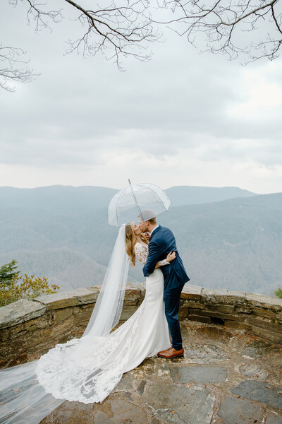 Spring Elopement on the Blue Ridge Parkway.