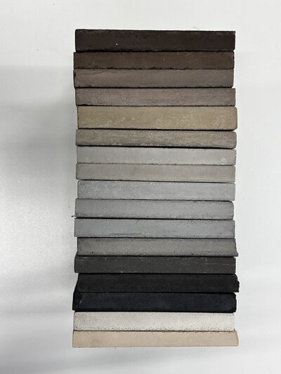 concrete  color sample order form