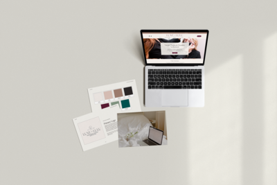 Luxe + Lulu Web Design & Branding Mockup