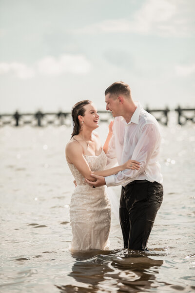 Beautiful Bilox Beach Wedding by Jen & Chuck Photography
