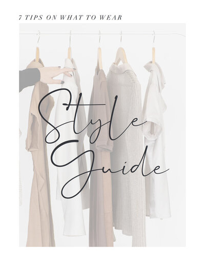 Style Guide - What to Wear for Your Branding Session