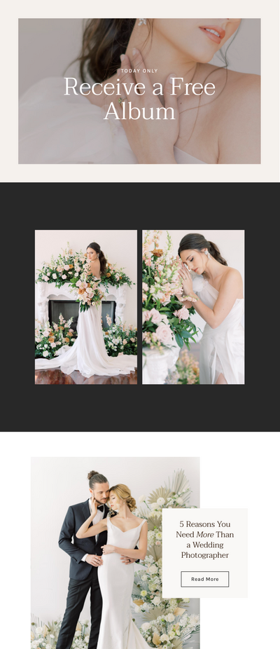 Flodesk Template, Flodesk Templates, Flodesk Templates for Photographers, Newsletter Templates for Photographers and Creative Small Businesses - With Grace and Gold - 2