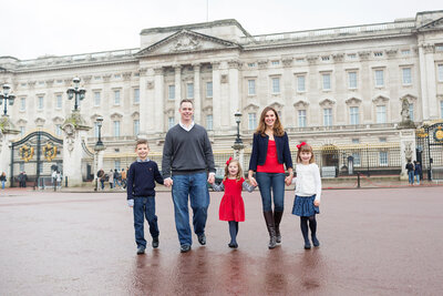 Family vacation at Buckingham Palace