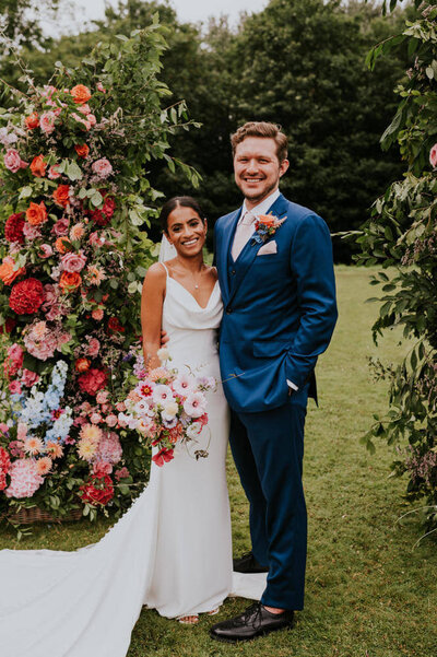 Pesh flowers real wedding inspiration