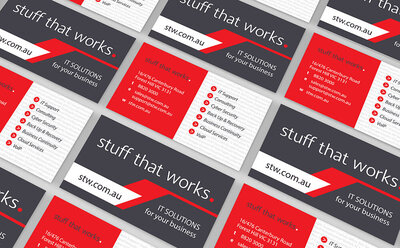 Stuff That Works Business Cards by The Brand Advisory