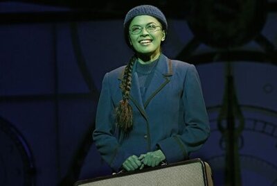 Patrice Tipoki as Elphaba in Wicked