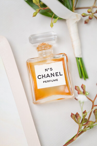 Chanel perfume at Charleston wedding