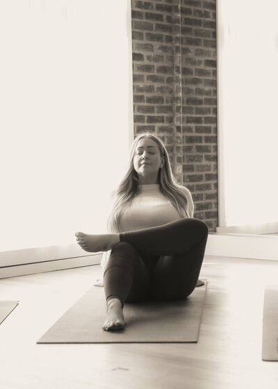 floor seated yoga