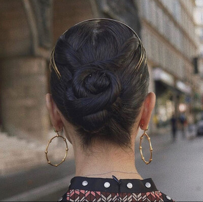 Kristine Agabaian Fashion Week Paris Hair Stylist Beauty Shoot