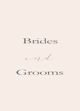 Brides and Grooms Label