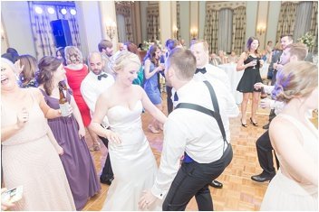 dance floor at a wedding at The Westin Poinsett
