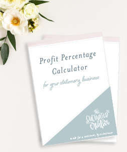 pricing yourself as a stationery designer