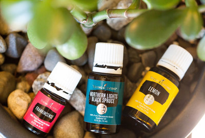 Three Young Living essential oils