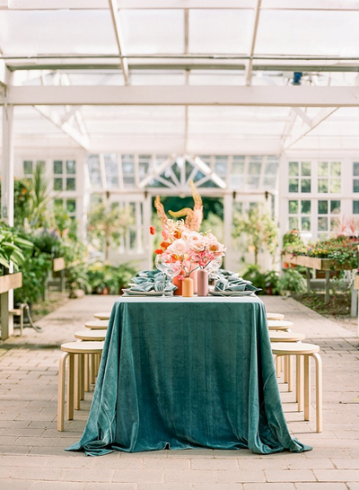 Modern and Colorful Greenhouse Wedding Inspiration in Seattle - The Ganeys _ Fine Art Film Wedding Photographers