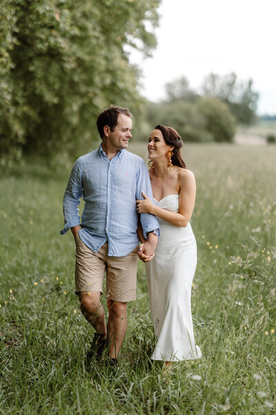 Kirsty and Jack Wedding Ceremony confetti kiss. Bride wearing Josephine Scott  Constance dress