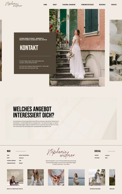 Vorschau einer professionellen Homepage aus dem ‚Website in a Week‘-Service.