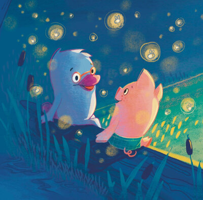 Illustration by Mari Richards for Archie and Pip Book Series