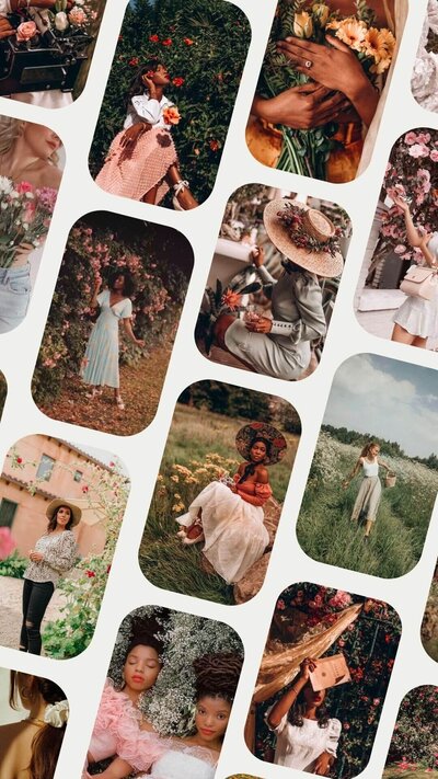 Little Women Template Moodboard