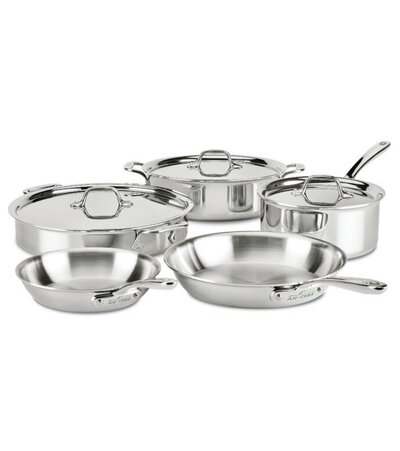 All Clad D3 stainless steel cookware set