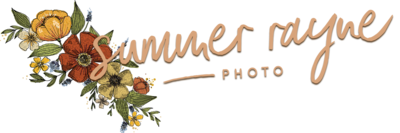 Creative logo design for Vancouver wedding and boudoir photographer Summer Rayne Photo
