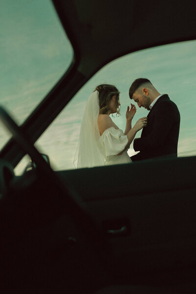 artistic bridal portraits
