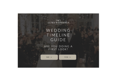 ShowIt Wedding Timeline Website Template