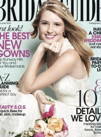 Style me pretty bridal guide magazine cover